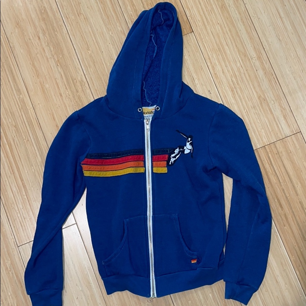 Aviator Nation zip up sweatshirt